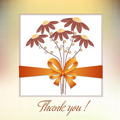 Image showing thank you card