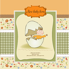 Image showing baby shower card