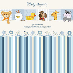 Image showing baby shower announcement card