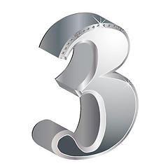 Image showing Glamorous, diamond number