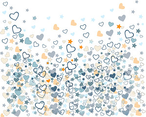 Image showing love colorful seamless patterns