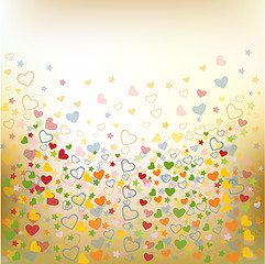 Image showing love colorful seamless patterns