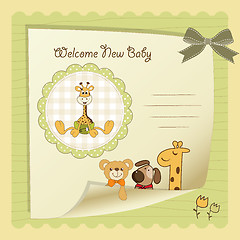 Image showing baby shower card