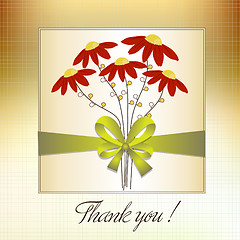 Image showing thank you card