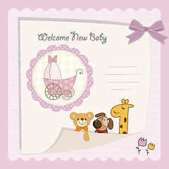 Image showing baby shower card