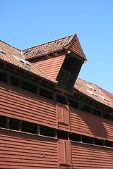 Image showing Building at Bryggen in Bergen