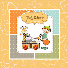 Image showing baby shower card