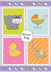 Image showing new baby shower invitation