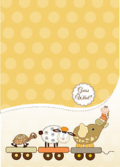 Image showing customizable baby card