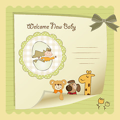 Image showing baby shower card