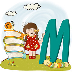 Image showing children alphabet letters