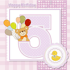 Image showing the fifth anniversary of the birthday