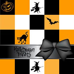 Image showing Halloween greeting card