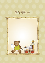 Image showing baby shower greeting card