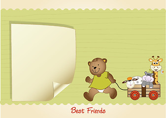 Image showing baby shower greeting card