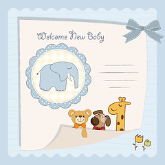 Image showing baby shower card