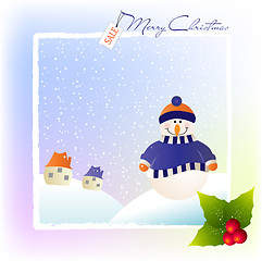 Image showing Christmas card