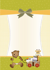 Image showing baby shower greeting card