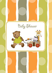 Image showing baby shower greeting card