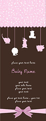 Image showing baby shower card