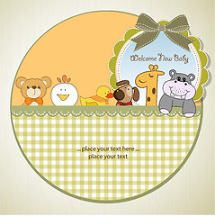 Image showing baby shower announcement