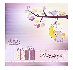 Image showing baby shower announcement