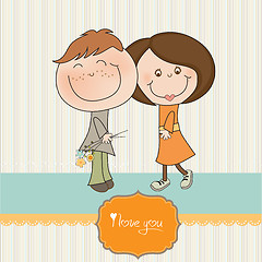 Image showing happy lovers couple