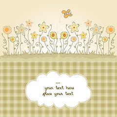Image showing Cute floral background
