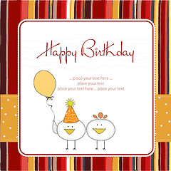Image showing funny birthday party greeting card
