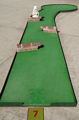 Image showing Mini golf