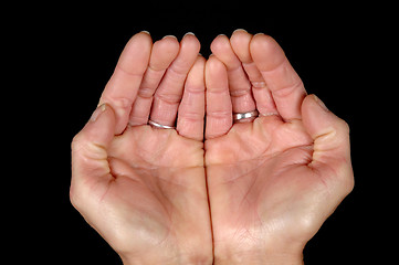 Image showing Open hands