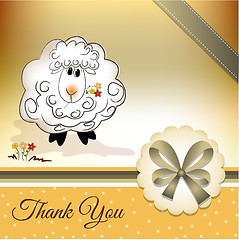 Image showing Thank you card