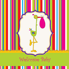 Image showing baby shower card