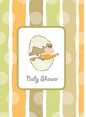 Image showing baby shower card