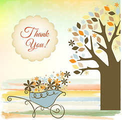 Image showing Thank you card