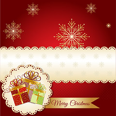 Image showing Christmas greetings card