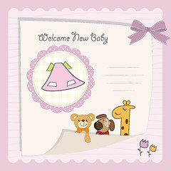 Image showing baby shower card