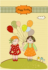 Image showing best friends greeting card