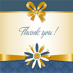 Image showing thank you card