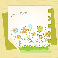 Image showing Cute floral background