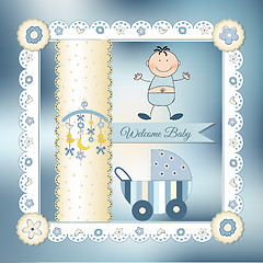 Image showing baby shower announcement