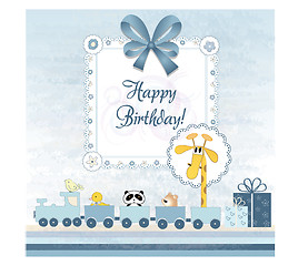 Image showing birthday invitation