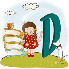 Image showing children alphabet letters