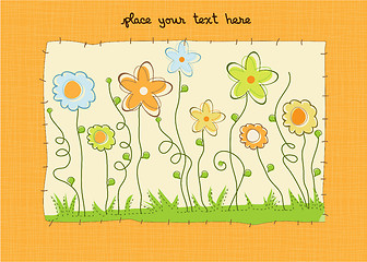 Image showing Cute floral background