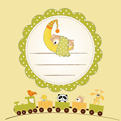 Image showing welcome baby card