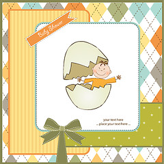 Image showing baby shower card