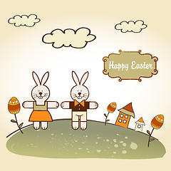 Image showing Easter greetings card