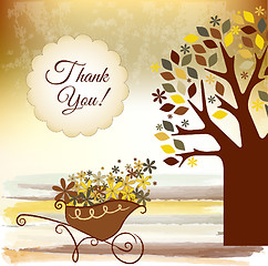 Image showing Thank you card