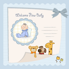 Image showing baby shower card