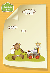 Image showing baby shower greeting card